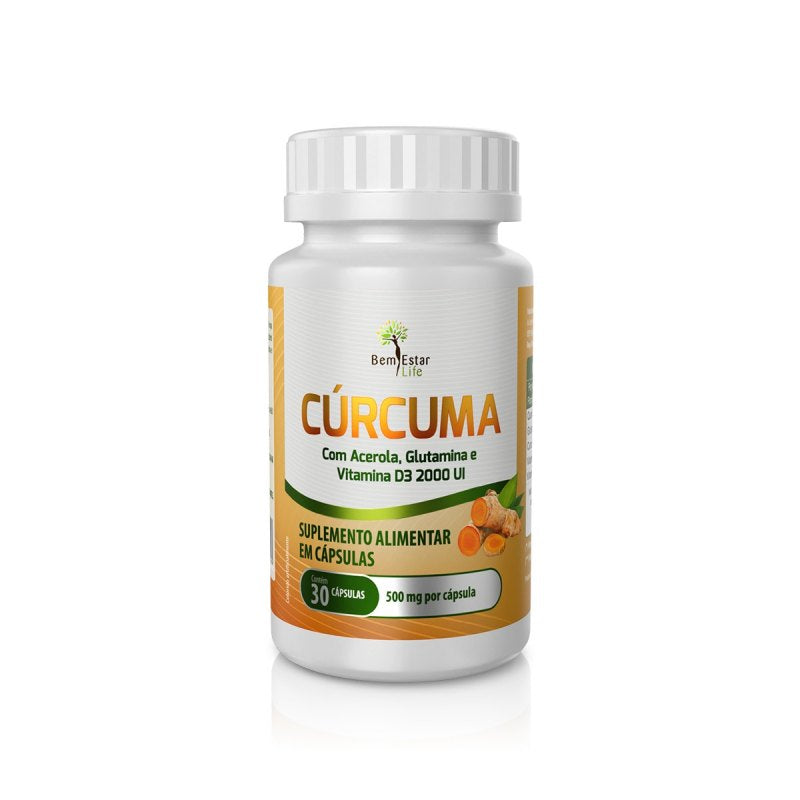 Cúrcuma - Com Glutamina Vitamana C e D