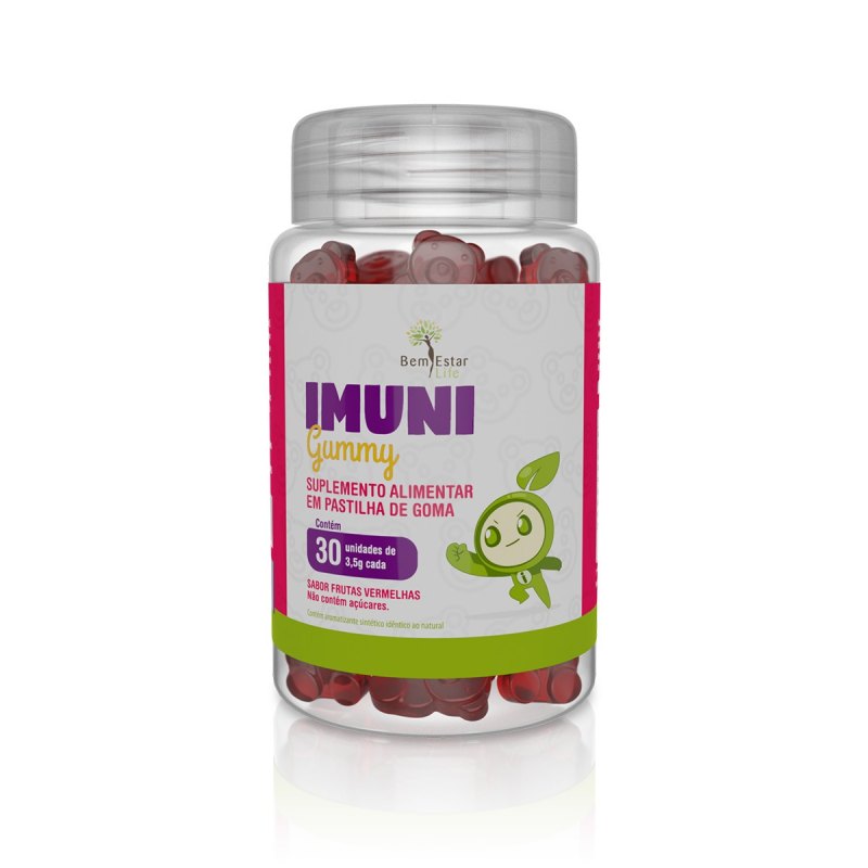 IMUNI GUMMY, MULTIVITAMINICO KID - 30 UNIDADES GOMINHAS